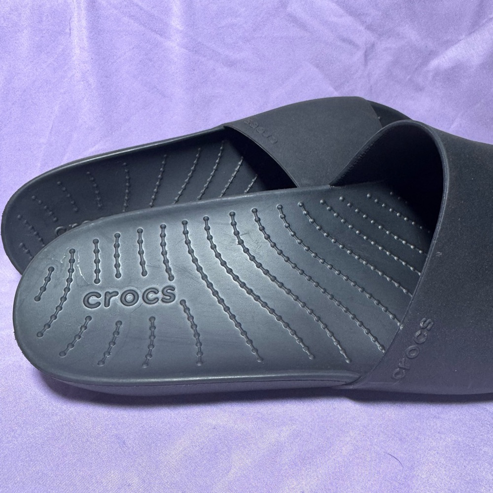 CROCS Classic Black Slides